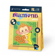 Kitfix Diamond painting for little ones Mini - Monkey 5+ - Diamond Painting