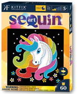 Kitfix Sequin art glitter creative set - Unicorn 5+ - Diamond Painting