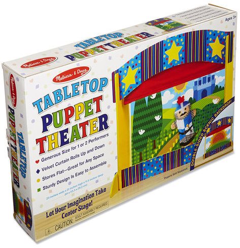 Melissa-Doug Puppentheater aus Holz - Kreatives Spielzeug - Hauptbild