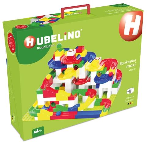 HUBELINO Kuličková dráha - set s kostkami Maxi 213 ks - Kuličková dráha - Hlavní obrázek