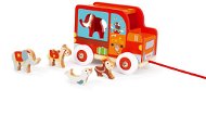 Scratch Truck with Animals Circus - Wooden Toy