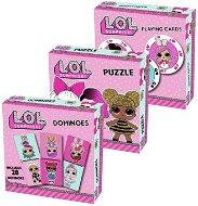 LOL Trojitá zábava - puzzle, karty, domino - Dosková hra