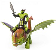 Dragons 3 Dragon and Viking - Green - Figure