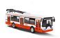Metal Model Rappa Metallic Trolleybus, Red - Kovový model