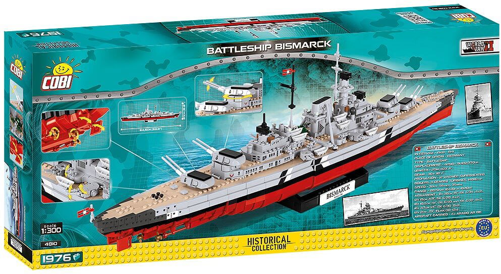 Bismarck best sale lego cobi