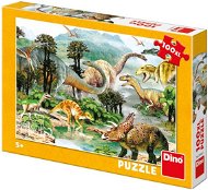 Puzzle Dino Život Dinosaurov - Puzzle
