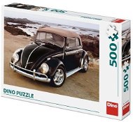 Dino VW Beetle on the Beach - Jigsaw