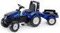 New Holland T8 Kék pedálos traktor utánfutóval - Pedálos traktor
