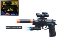 Pistol with Silencer - Toy Weapon