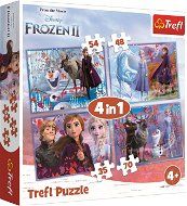 Puzzle 4v1 Ledové království II - Puzzle