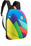 Zipit Shell Backpack Brightly Coloured Triangles - City Backpack