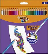 BIC Eraseable 24 Colours - Coloured Pencils