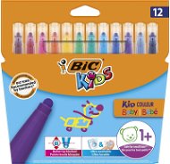 BIC Baby 12 Colours - Felt Tip Pens