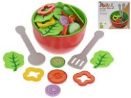 Holzspielzeug Salatschüssel mit Zubehör - Geschirr für Kinderküchen