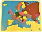 Puzzle - mapa Evropa - bez rámečku - Puzzle