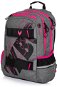 OXY Sport GREY LINE pink hátizsák - Iskolatáska