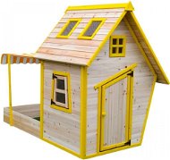 Wooden children's house with sandpit Flinky - Children's Playhouse