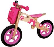 Futóbicikli - rózsaszín virágos - Futókerékpár