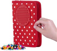 Pixie Crew School Pencil Case Red Fabric with White Dots - Pencil Case
