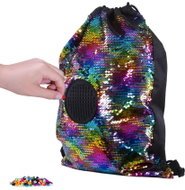 Pixie Crew back bag with sequins - Drawstring Bag