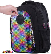 Pixie Crew student backpack with sequins - School Backpack