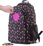 Pixie Crew creative student backpack - feathers - School Backpack