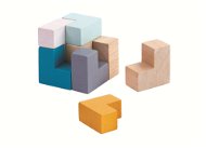 PlanToys mini-3D puzzle kostka - Hlavolam