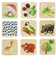 Goki Wooden Memory - Forest, 32 parts - Memory Game
