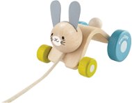 PlanToys skákající zajíc - Tahací hračka