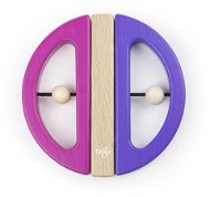 Magnetic toy TEGU - Swivel Bug - Pink Purple - Baby Rattle