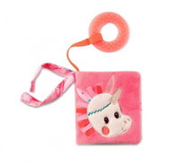 Lilliputiens - Unicorn Louise - textile book with teether - Baby Rattle