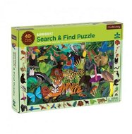 Puzzle hľadaj a nájdi – Dažďový prales (64 ks) - Puzzle