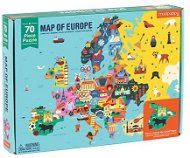 Geography Puzzle – Mapa Európy (70 ks ) - Puzzle