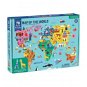 Geography Puzzle – Mapa sveta (78 ks) - Puzzle