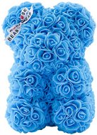 Rose Bear Svetlo modrý medvedík z ruží 25 cm - Medvedík z ruží