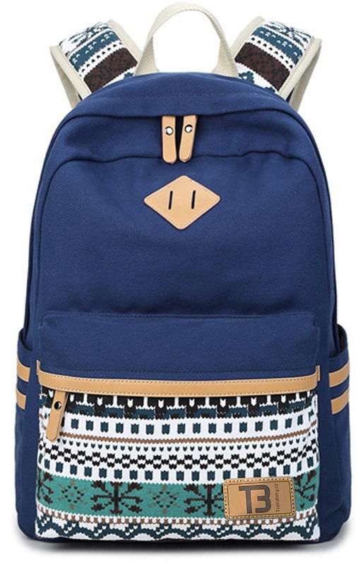 Dark blue cheap backpack women's