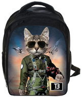 TopBags Boys Children's Backpack Coolast Army Cat - School Backpack