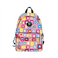 TopBags Girl's School Backpack Coolast TB Cool Squares - School Backpack