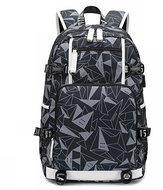 TopBags Men's Student Backpack School - Grey Duo - School Backpack