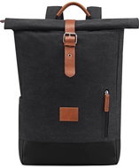TopBags Backpack RollUp Black - School Backpack