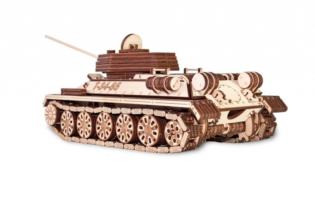 Ewa Eco-Wood-Art Tank T-34-85 - 3D Puzzle | Alza.cz