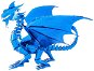 3D Puzzle Metal Earth 3D Puzzle Blue Dragon (ICONX) - 3D puzzle