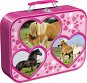 Jigsaw Schmidt Puzzle Horses 4-in-1 in a Metal Case (26, 26, 48, 48 pieces) - Puzzle
