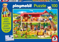 Schmidt Puzzle Playmobil Farm 100 pieces + Playmobil Figurine - Jigsaw Puzzle