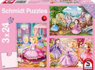 Schmidt Puzzle Fairytale Princess 3x24 pieces - Jigsaw Puzzle