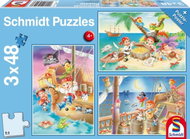 Schmidt Puzzle Pirates 3x48 pieces - Jigsaw Puzzle