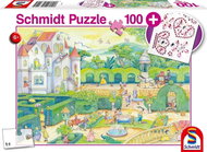 Schmidt Puzzle In a Fairytale Realm 100 pieces + Gift (Sticky Gems) - Jigsaw Puzzle