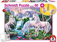 Schmidt Puzzle Unicorns 60 pieces + Gift (Headband) - Jigsaw Puzzle