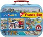 Schmidt Puzzle Transport 4-in-1 in a Metal Case (26,26,48,48 pieces) - Jigsaw