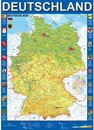 Schmidt Puzzle Map of Germany 1000 pieces - Jigsaw Puzzle